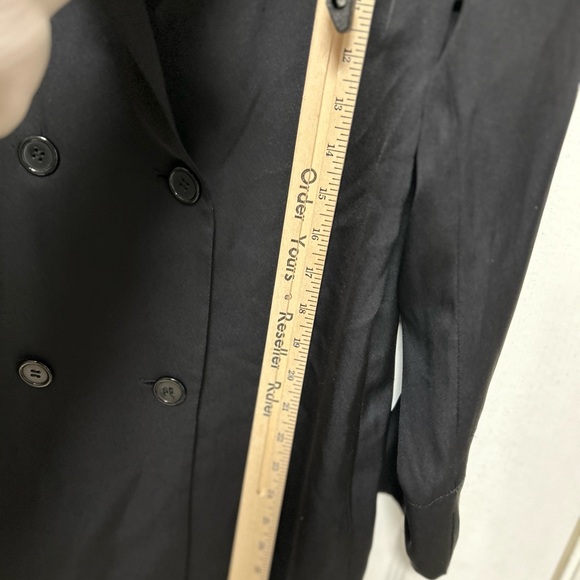 Silk Suit Jacket Black Size XS By Charlota Gandolfo - Picture 13 of 13